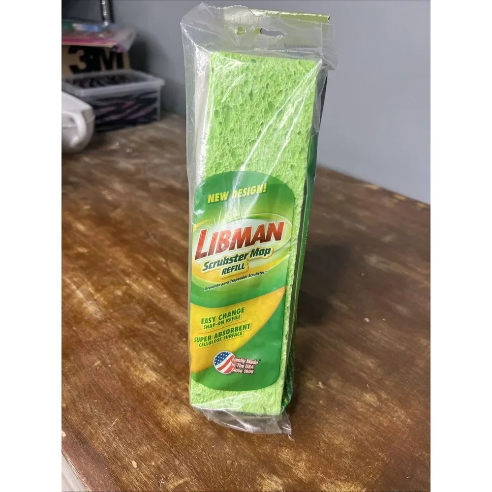 Libman 3105‎ Scrubster Mop Refill new. Super Absorbent.